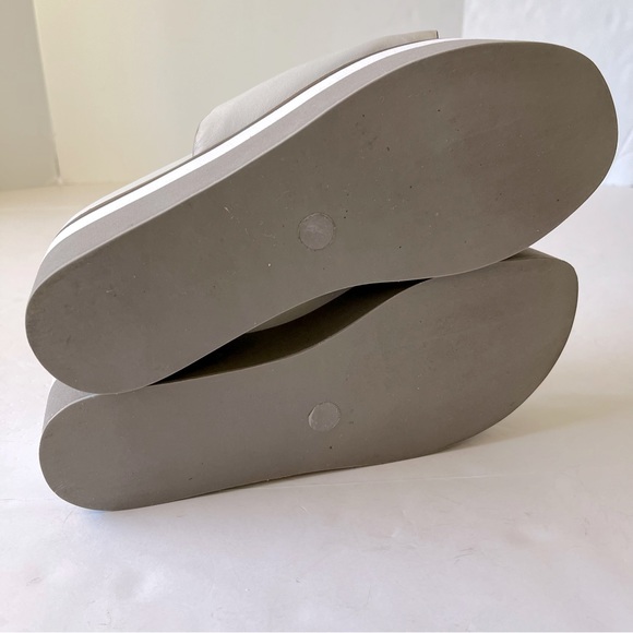 Steve Madden Leather Platform Slides Size 9 - Picture 9 of 14